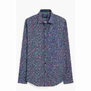 Society of Threads Button-Down Shirt Regular Fit Non-Iron Performance